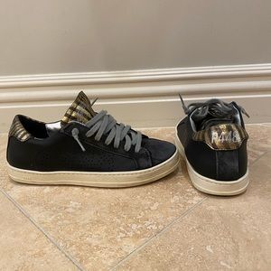 P448 sneaker black/gold